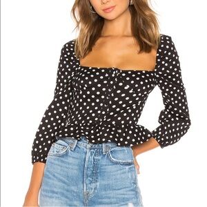 Majorelle revolve Polka Dot Women's Top